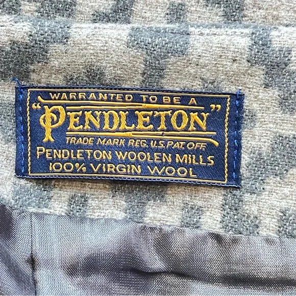 Pendleton the Portland collection 100% Virgin Wool Geometric Midi Pencil Skirt - Picture 8 of 14